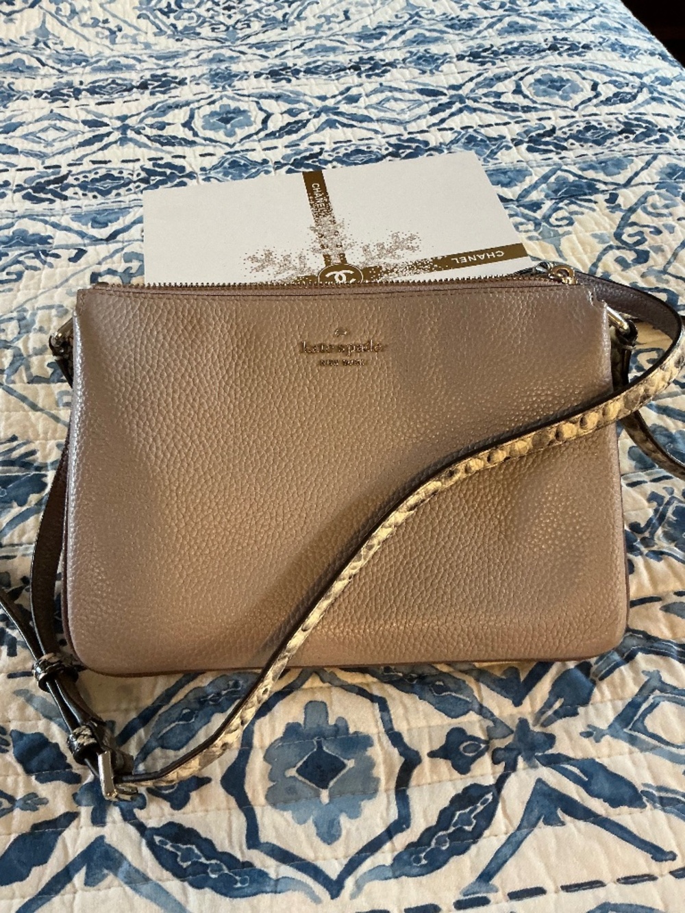 Kate Spade triple gusset Leila Crossbody